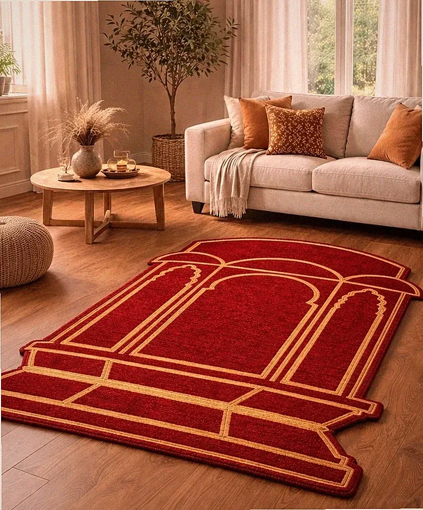 Jaipuri Khidki Hand Tufted New Wool Area Rug For Living Room Bedroom Hospitality